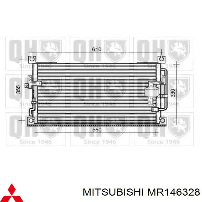 MR146328 Mitsubishi Refrigeración del motor