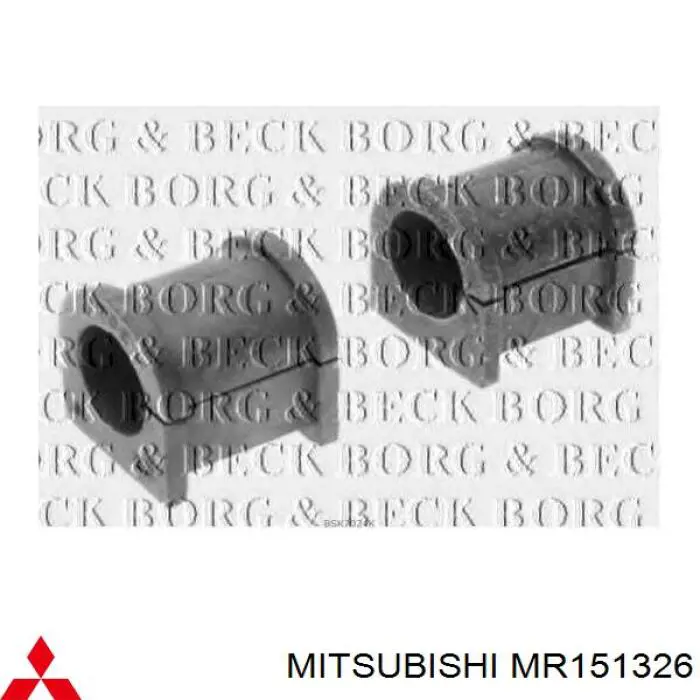 MR151326 Mitsubishi casquillo del soporte de barra estabilizadora delantera