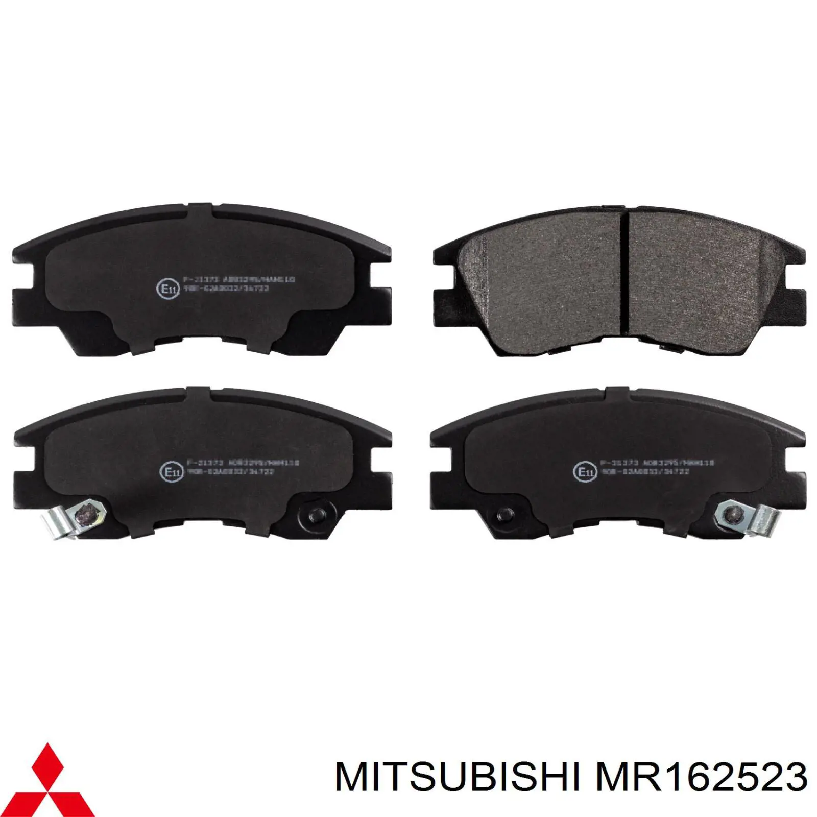 MR162523 Mitsubishi pastillas de freno delanteras