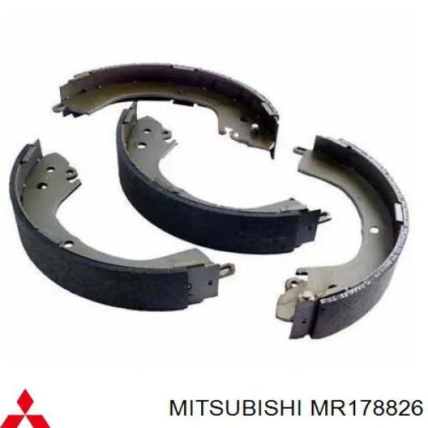 Zapatas de freno de tambor traseras Mitsubishi MR178826 precio, desde 43,12 EUR