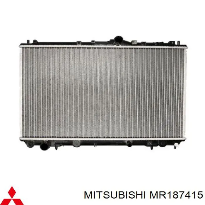 MR187415 Mitsubishi radiador refrigeración del motor