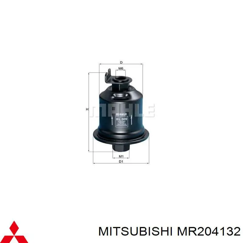 Comprar MR204132 Mitsubishi Filtro diesel