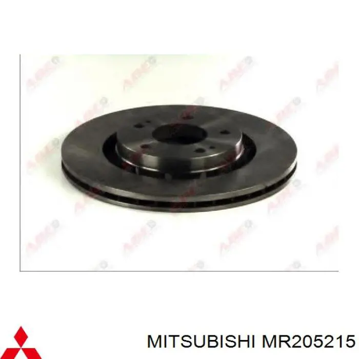 MR205215 Mitsubishi disco de freno delantero