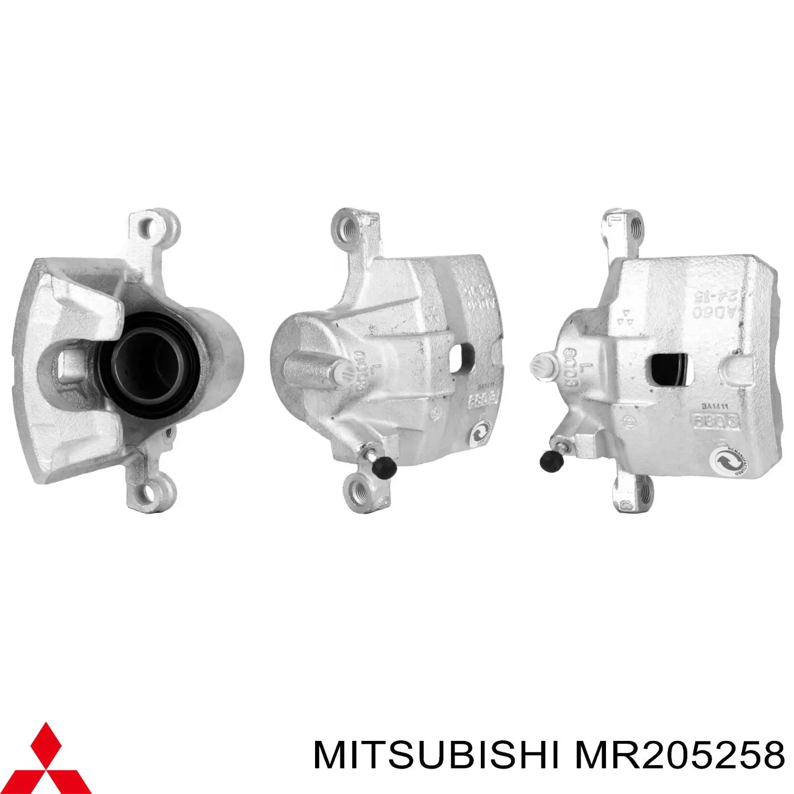 MR205258 Mitsubishi Pinza de freno delantera izquierda