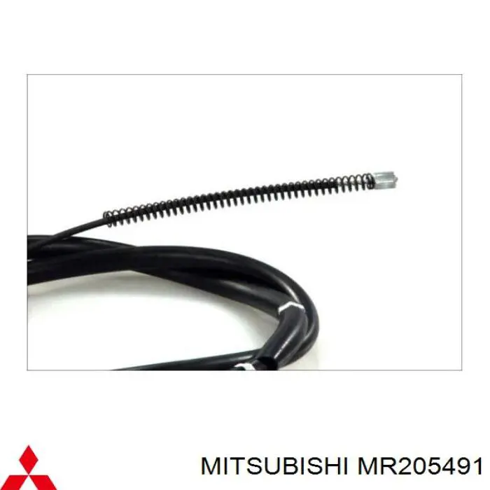 MR205491 Mitsubishi cable de freno de mano trasero izquierdo