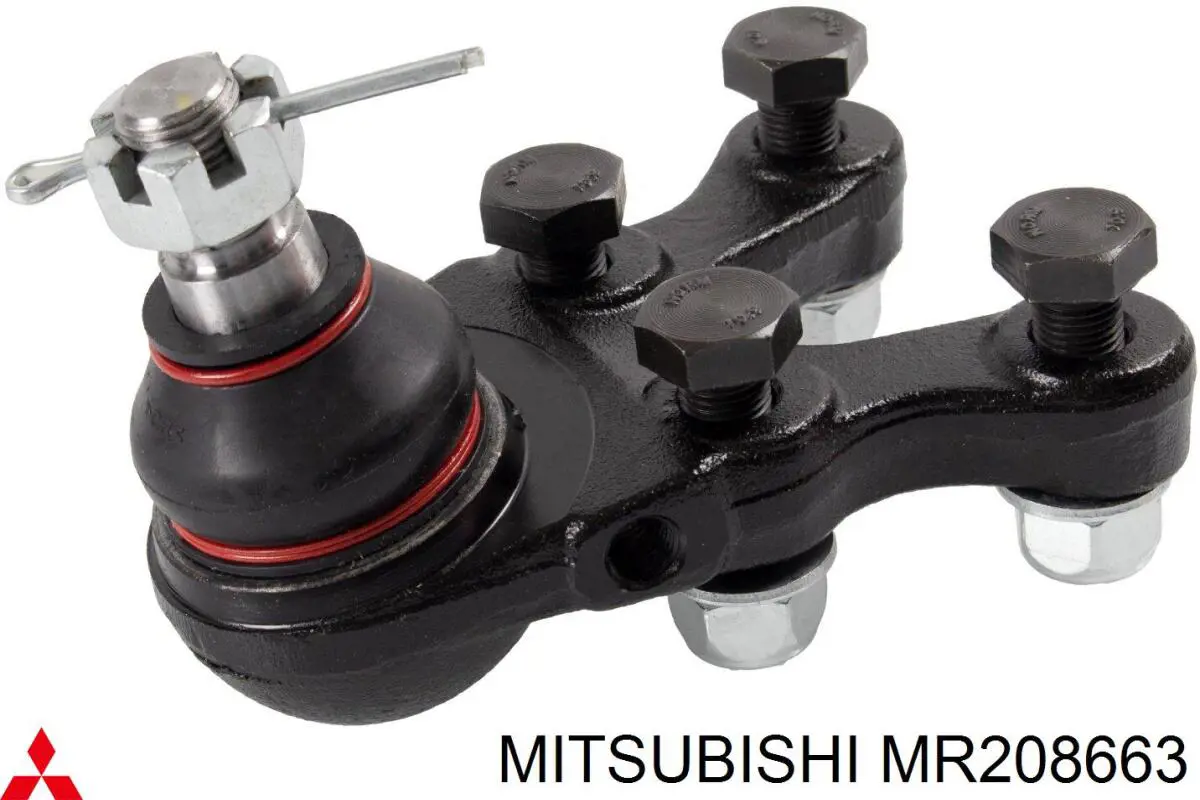 MR208663 Mitsubishi rótula de suspensión inferior izquierda