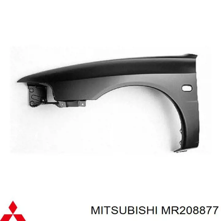 Guardabarros delantero izquierdo para Mitsubishi Lancer (CK/PA)