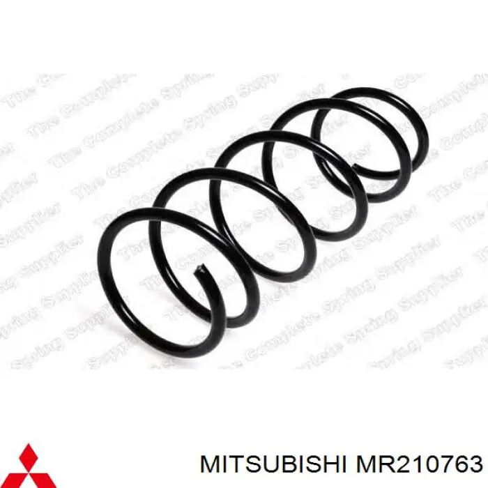 MR210763 Mitsubishi muelle de suspensión eje trasero