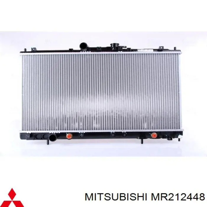 MR212448 Mitsubishi radiador refrigeración del motor