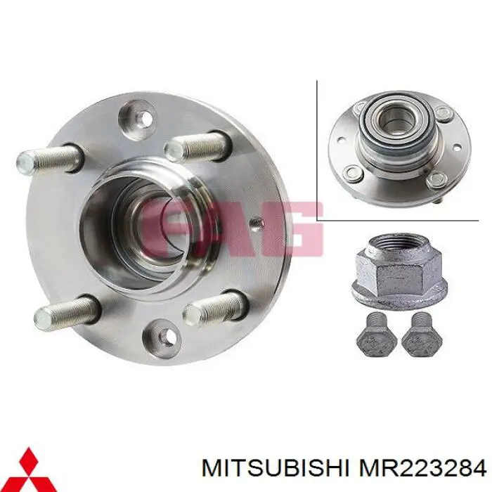 Buje de rueda Mitsubishi MR223284 precio, desde 48,73 EUR
