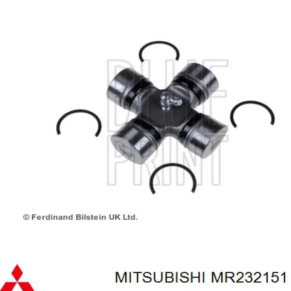 Cruceta del eje cardán trasero Mitsubishi MR232151 precio, desde 17,41 EUR