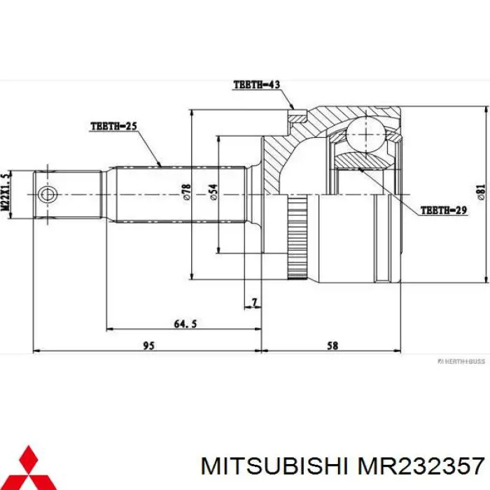 MR232357 Mitsubishi