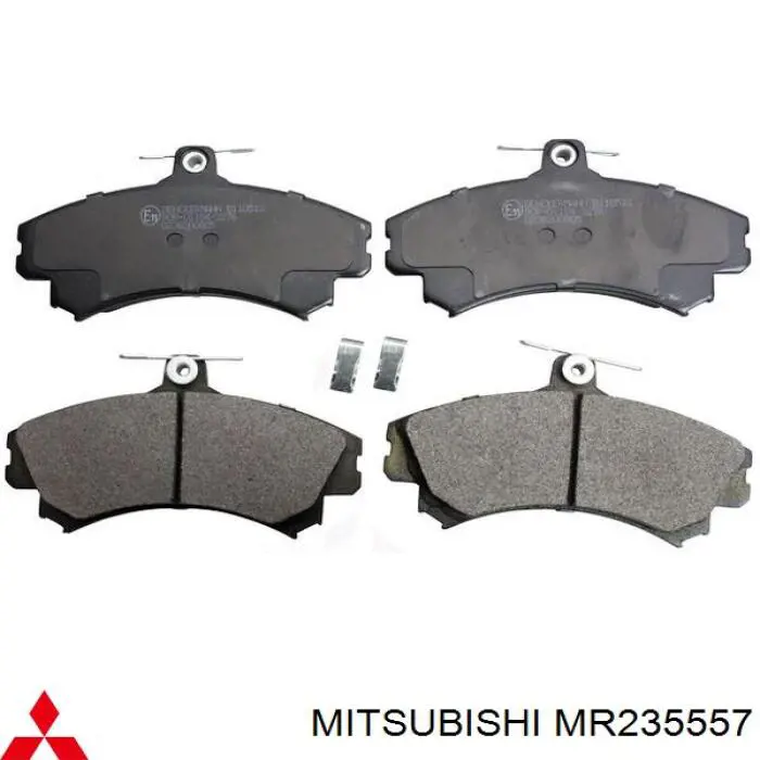 MR235557 Mitsubishi pastillas de freno delanteras