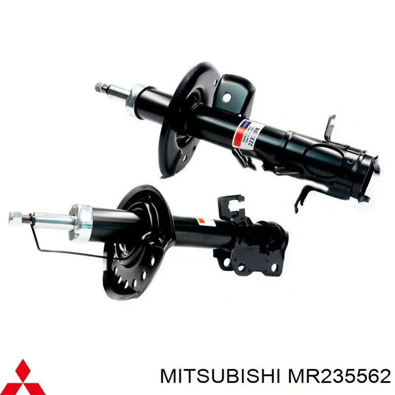 MR235562 Mitsubishi muelle de suspensión eje trasero