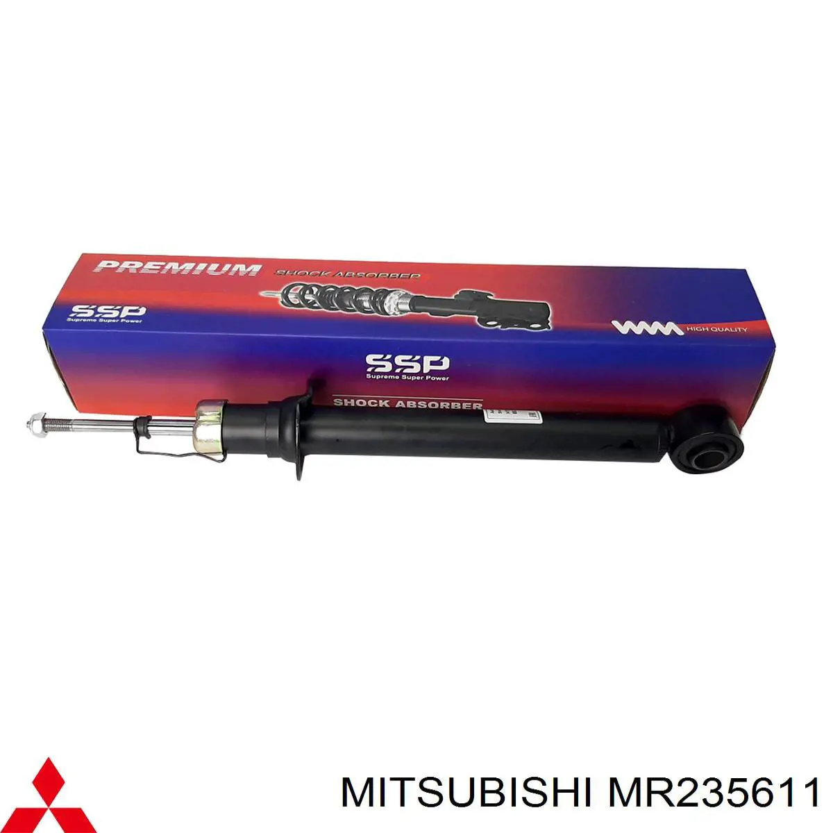 MR235611 Mitsubishi amortiguador trasero