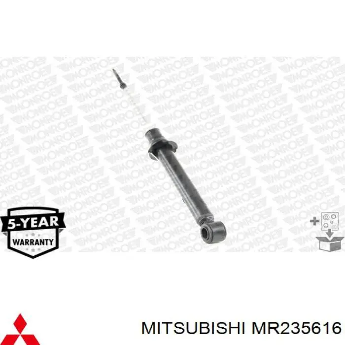 Amortiguador trasero Mitsubishi MR235616 precio, desde 42,14 EUR
