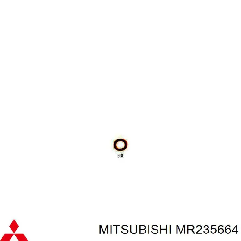 MR235664 Mitsubishi pinza de freno trasera izquierda