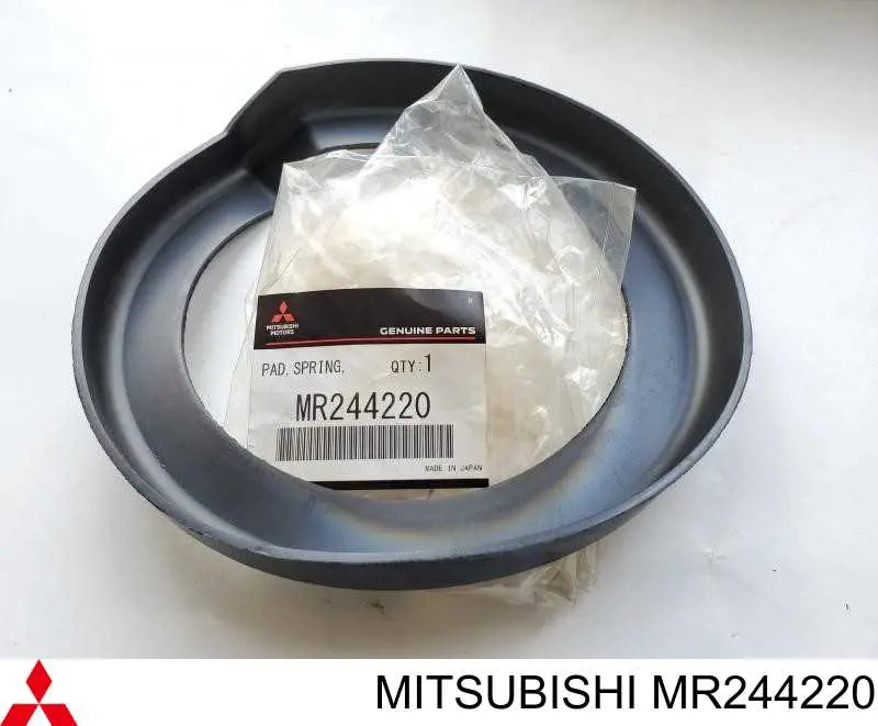 Comprar MR244220 Mitsubishi Espaciador de goma inferior del resorte delantero
