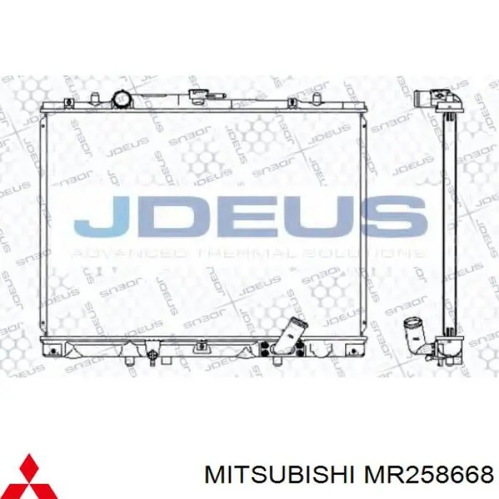 Comprar MR258668 Mitsubishi Radiador de auto