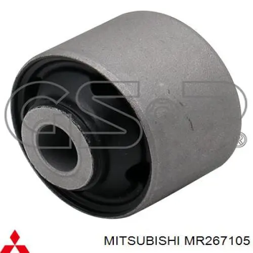 MR267105 Mitsubishi bloque silencioso trasero brazo trasero trasero