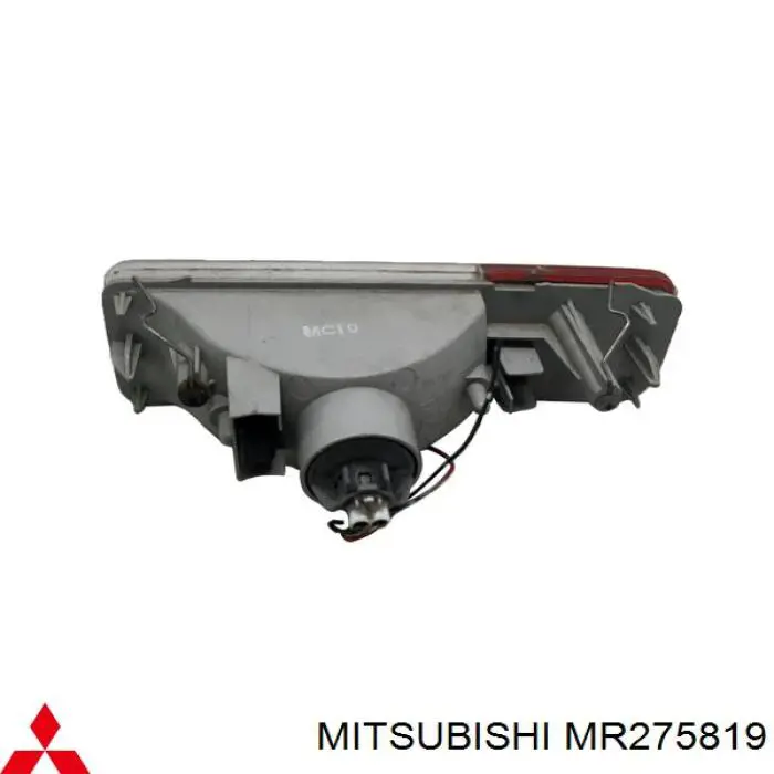 MR275819 Mitsubishi Piloto trasero izquierdo de parachoques