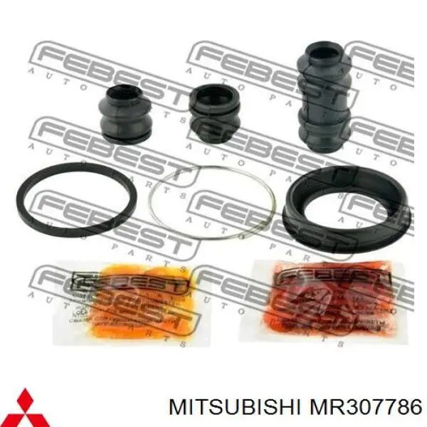 Comprar MR307786 Mitsubishi Juego de reparación, pinza de freno trasero