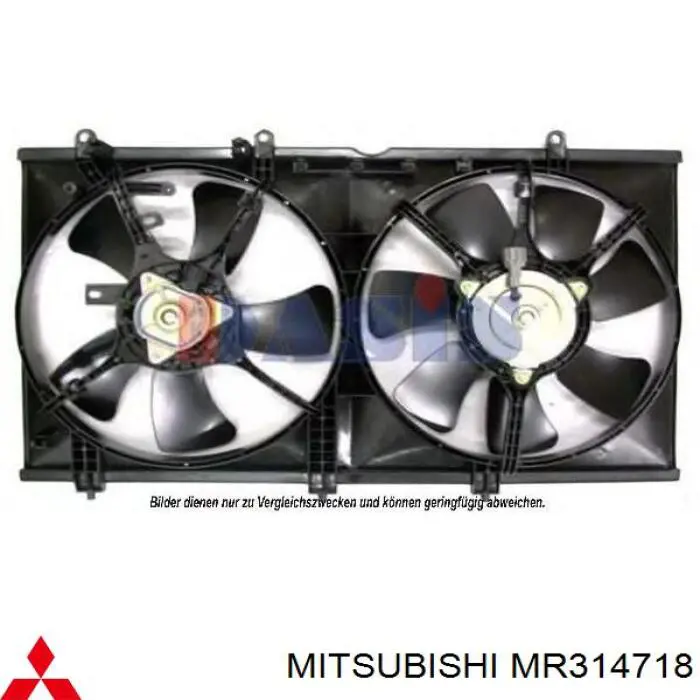 Motor del ventilador de enfriado para Mitsubishi Lancer (CSA)