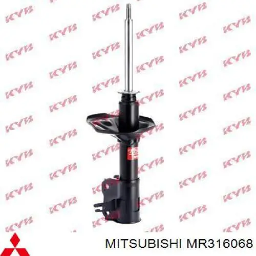 MR316068 Mitsubishi amortiguador delantero derecho