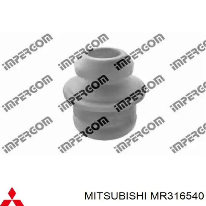 Comprar MR316540 Mitsubishi Tope de amortiguador delantero
