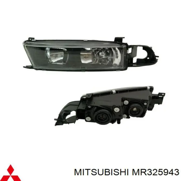 Faro Mitsubishi Galant VIII sedán (EA) (1996 - 2004) precio, desde 99,67 USD