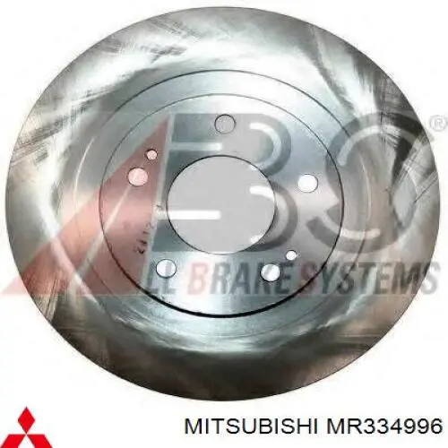 MR334996 Mitsubishi disco de freno delantero