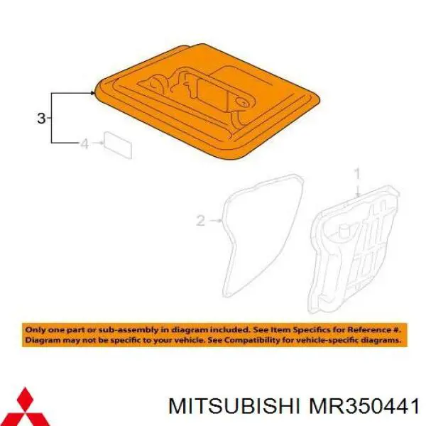 MR350441 Mitsubishi filtro caja de cambios automática