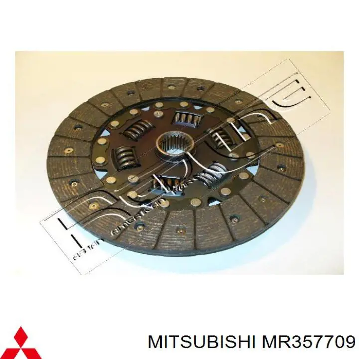 MR357709 Mitsubishi disco de embrague
