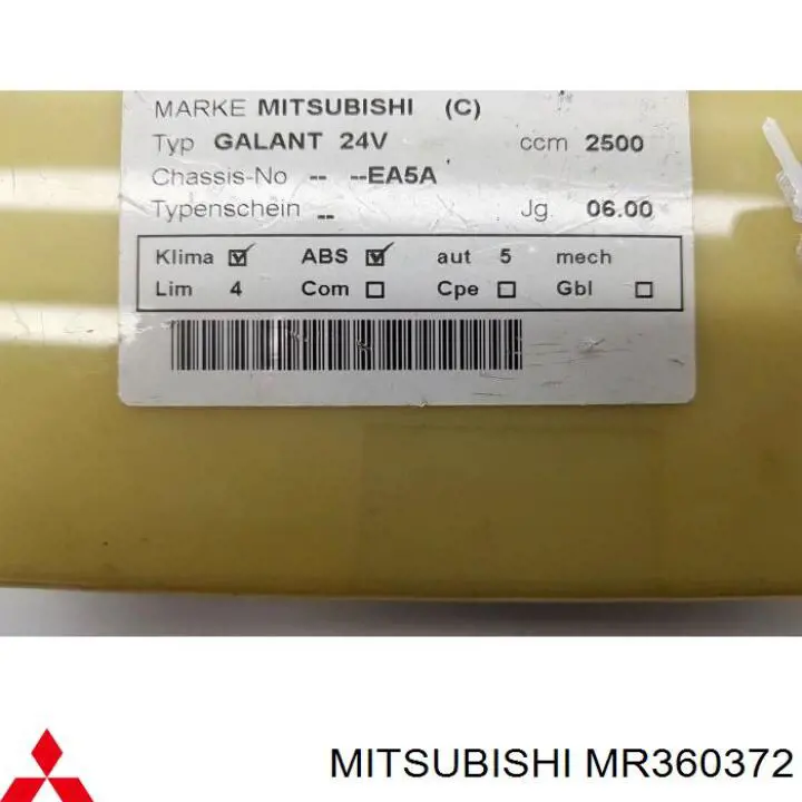 Comprar Unidad de control aire acondicionado Mitsubishi Galant VIII EA