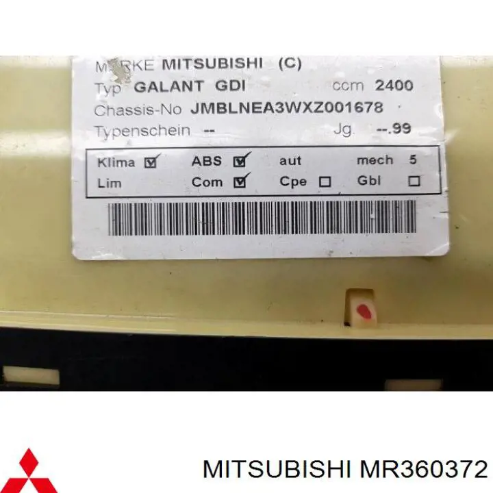 Unidad de control, calefacción/ventilacion para Mitsubishi Galant (EA)