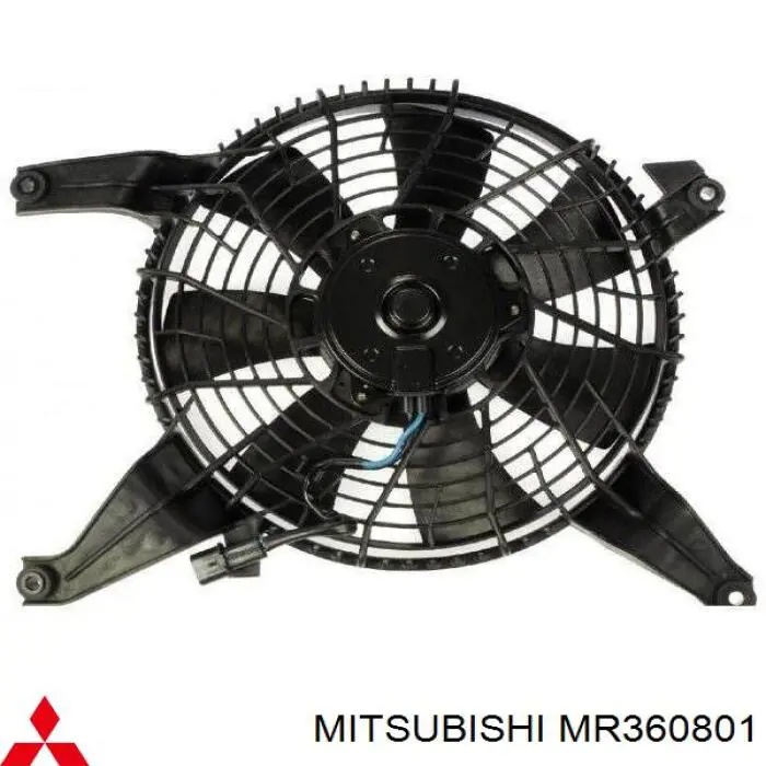 MR360801 Mitsubishi Difusor del radiador del aire acondicionado con ventilador y motor