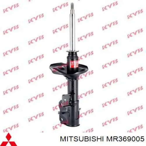 MR369005 Mitsubishi amortiguador delantero izquierdo
