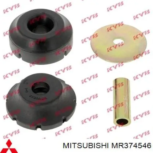 Comprar MR374546 Mitsubishi Buje de vástago de amortiguador delantero