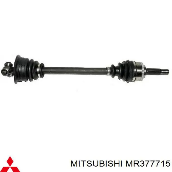 MR377715 Mitsubishi árbol de transmisión delantero izquierdo