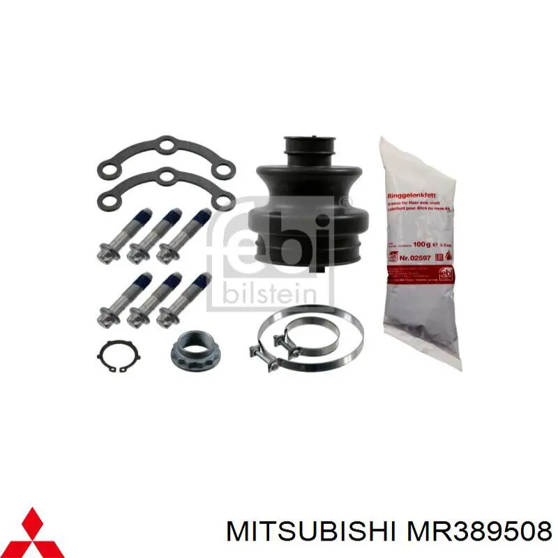 MR389508 Mitsubishi pastillas de freno delanteras