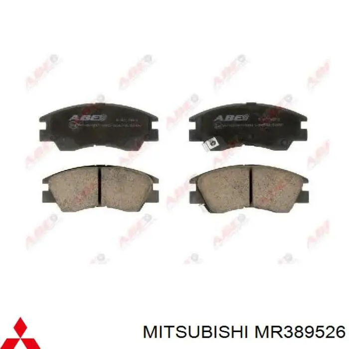 Pastillas freno delanteras Mitsubishi MR389526 precio, desde 23,44 EUR