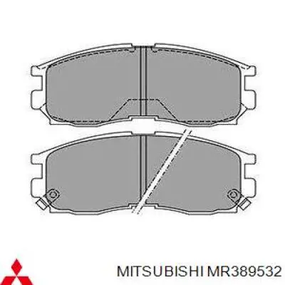 MR389532 Mitsubishi pastillas de freno delanteras