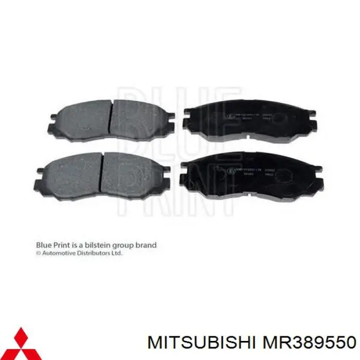 MR389550 Mitsubishi pastillas de freno delanteras