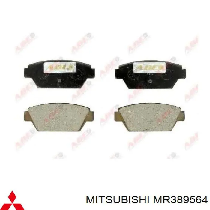MR389564 Mitsubishi pastillas de freno traseras