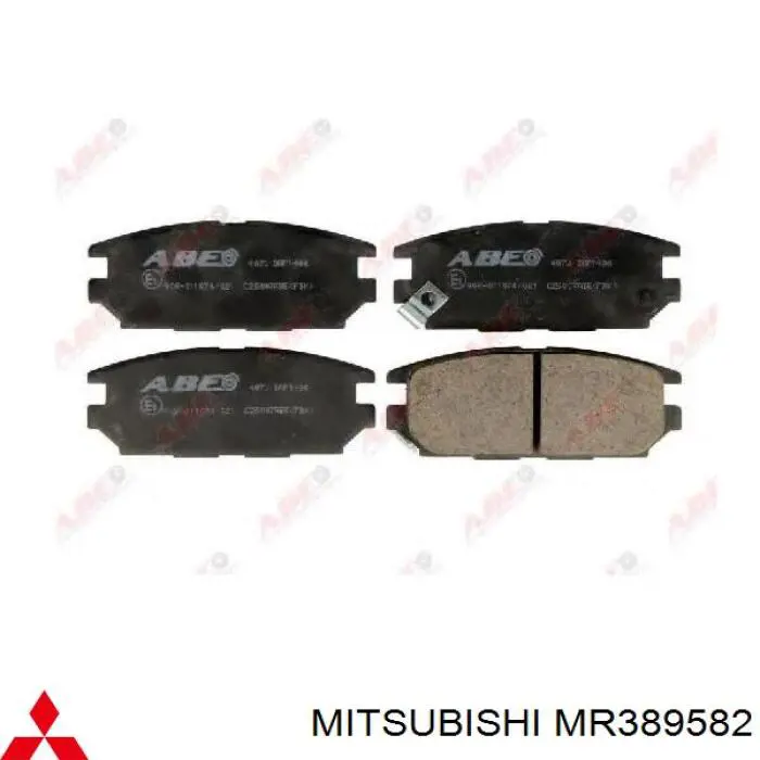 MR389582 Mitsubishi pastillas de freno traseras