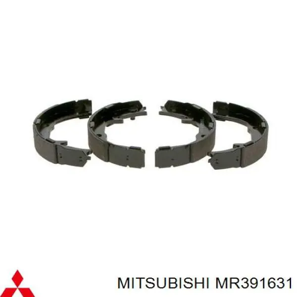 MR391631 Mitsubishi zapatas de frenos de tambor traseras