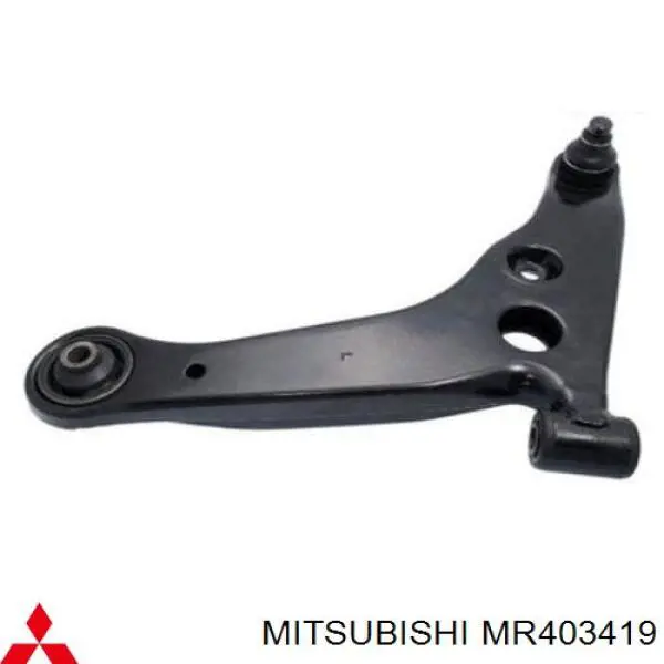 Brazo inferior izquierdo de la suspensión delantera MR403419 Mitsubishi