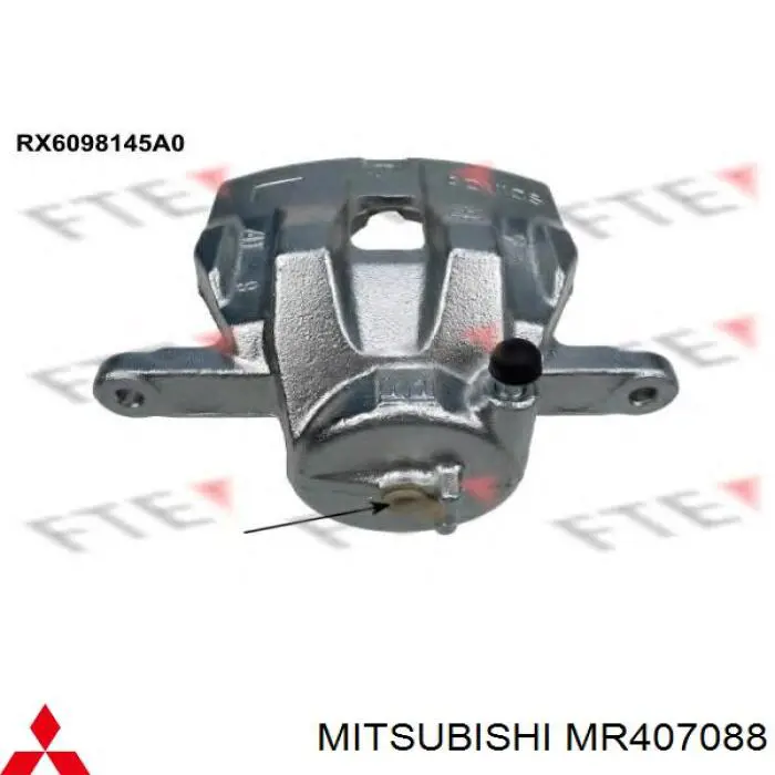 Comprar MR407088 Mitsubishi Émbolo de la pinza de freno delantera