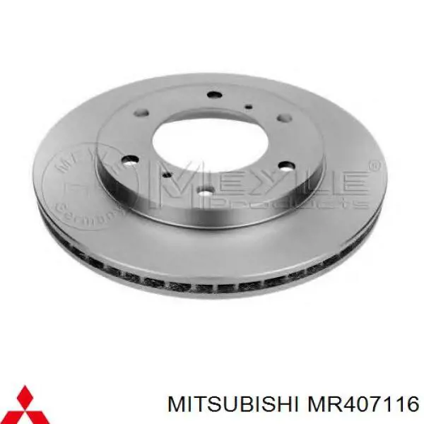 MR407116 Mitsubishi disco de freno delantero