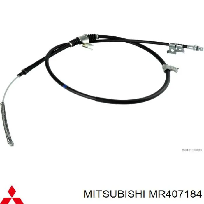 MR407184 Mitsubishi cable de freno de mano trasero derecho